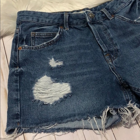 Topshop Moto Ashley high waist distressed size 10 - Picture 5 of 14